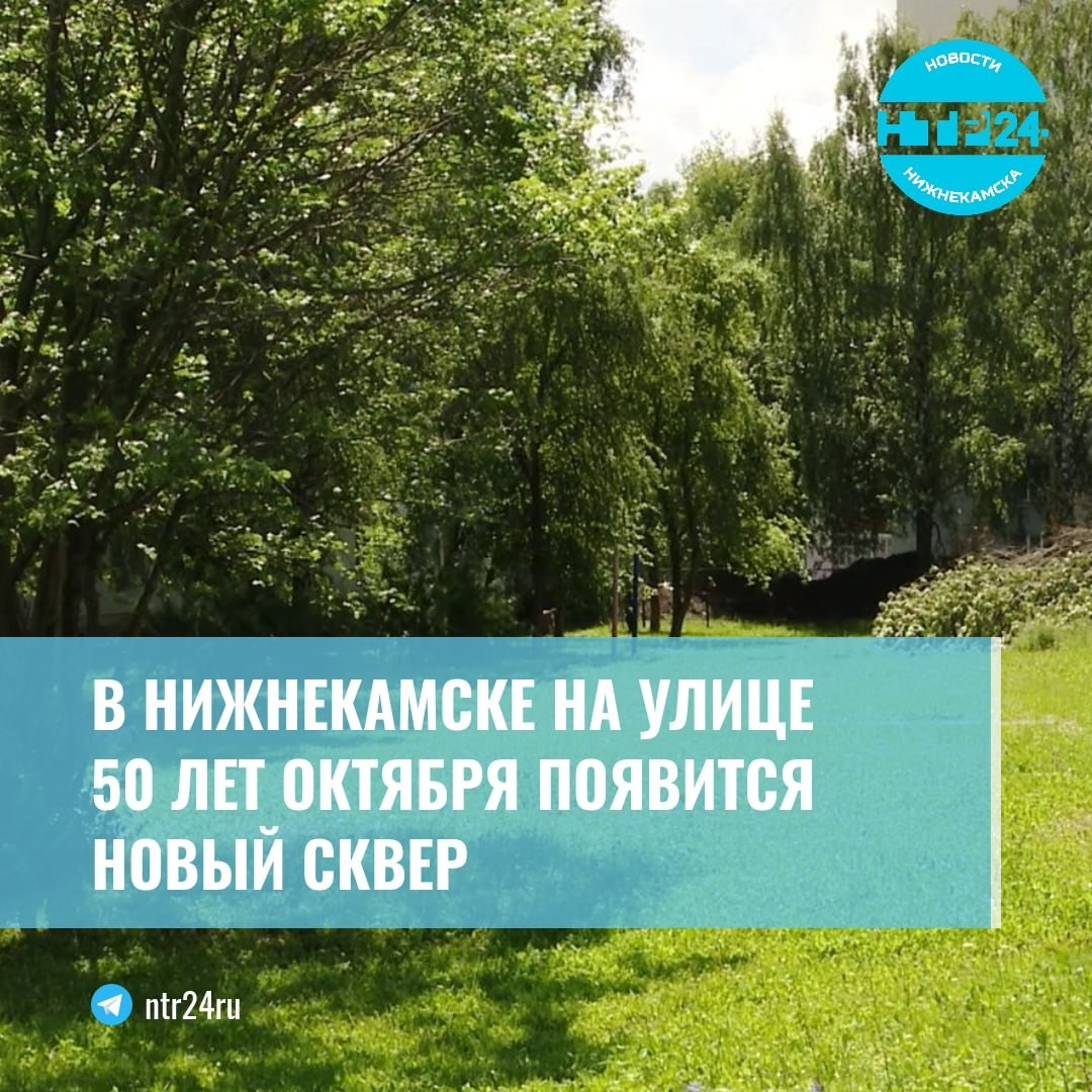 В Нижнекамске появится сквер «Мы вместе»: начало строительства — в июле