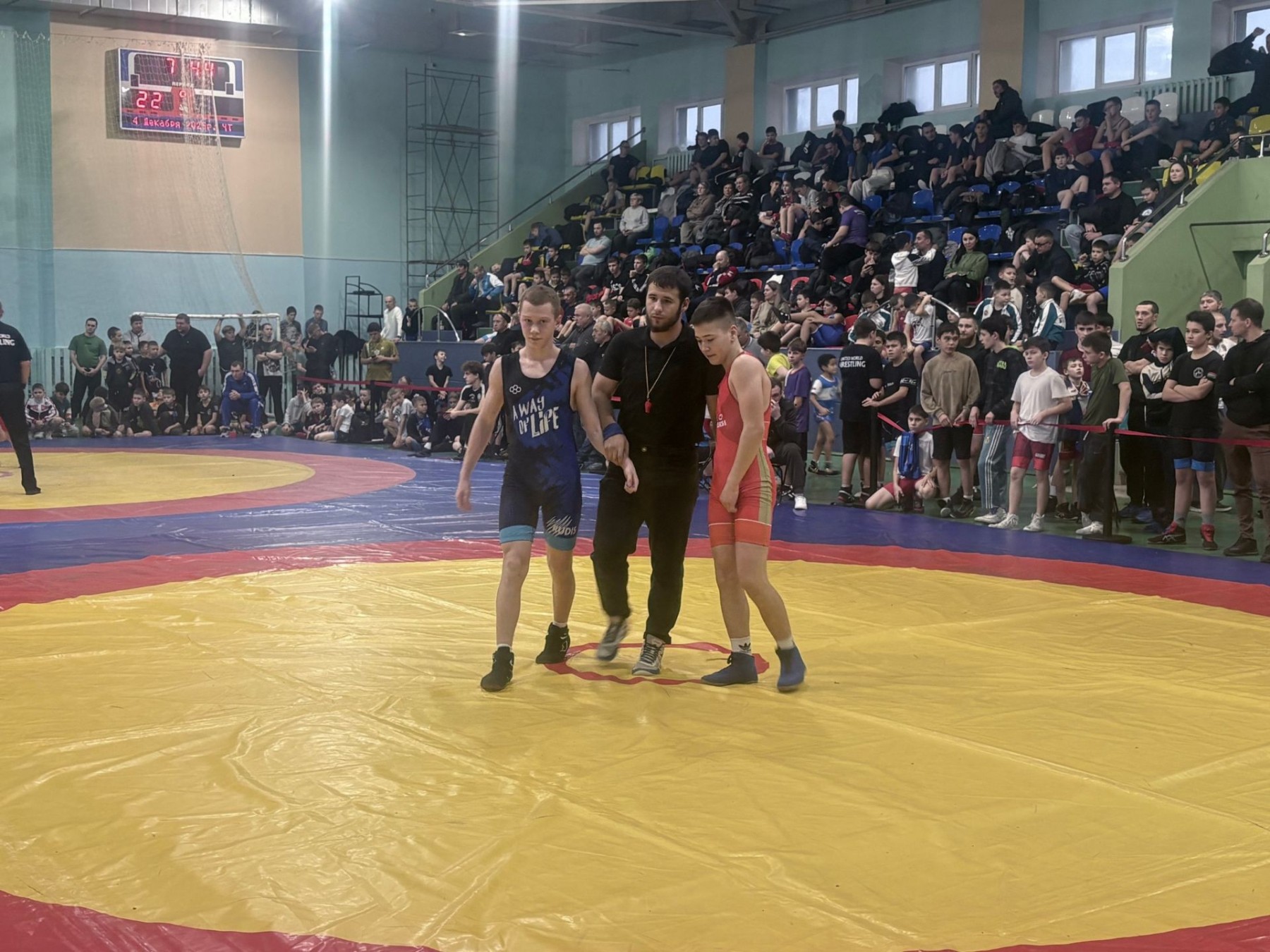 Команда Лениногорска заняла второе место на первенстве Татарстана по греко-римской борьбе